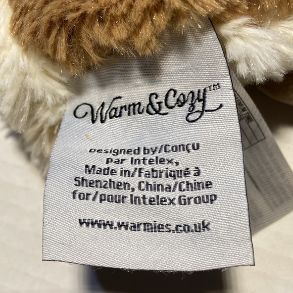 Warmies Brown and White Cow - Picture 4 of 5